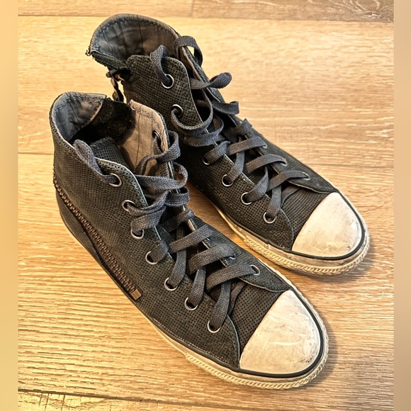 Converse X John Varvatos high tops. Intentional distressing size 6M 8W. - Picture 3 of 13